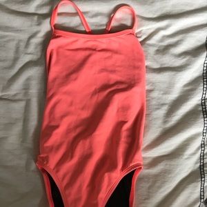 Jolyn coral Jackson II tie back one piece